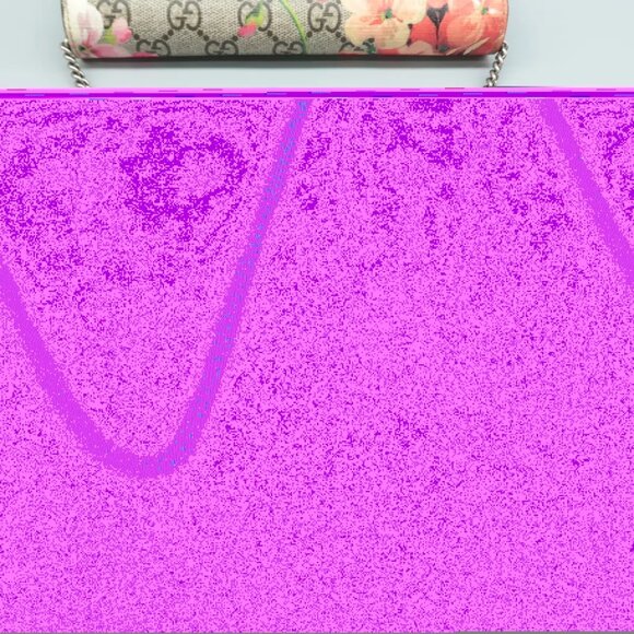 100% Authentic GUCCI Dionysus Long Chain Wallet Brown Canvas Shoulder Bag - Picture 7 of 12